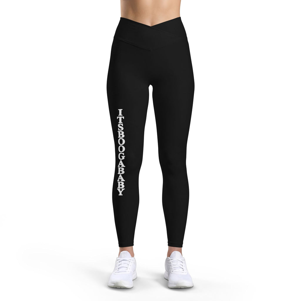 Yoga Leggings with Side Script — Customizable