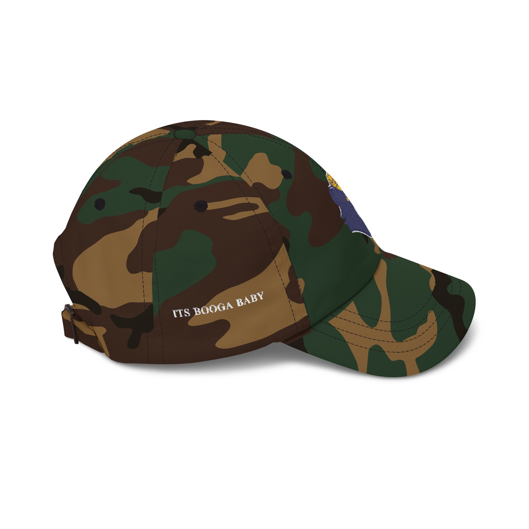 Dad Cap — Embroidered Bear with Yellow Bucket Hat