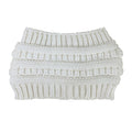 New Ponytail Beanie Women Stretch Knitted Crochet Beanies Winter Hats For Women Hats Cap Warm Lady Messy Bun Wholesale